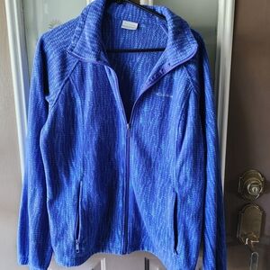 Columbia Blue Full-Zip Jacket